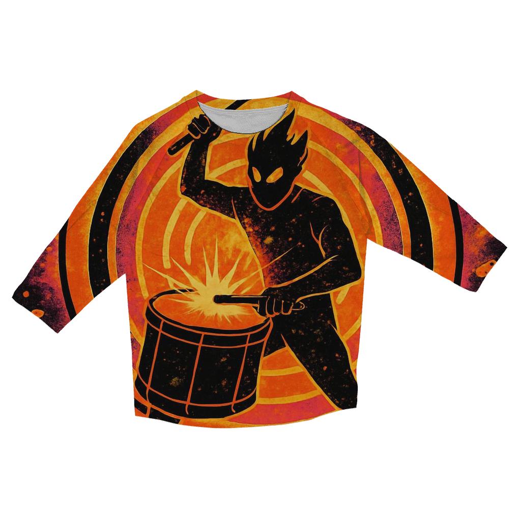 Supernova Drumline Parade printed three quarter sleeve shirts
