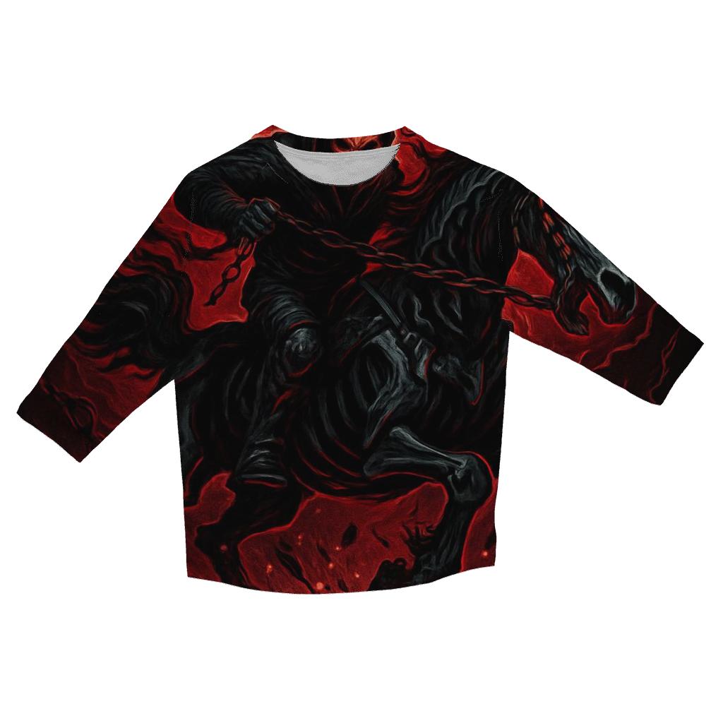 Spectral Rider Of The Iron Eclipse custom 3/4 sleeve shirts