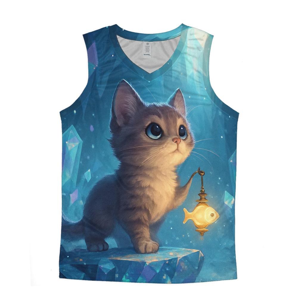 Crystal Cave Whisker Lanterns graphic print tank tops