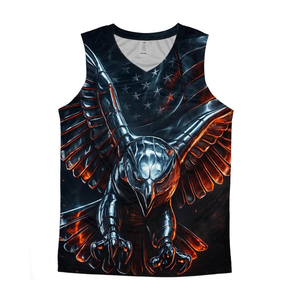 Eagle Of Molten Chrome designer workout tanks