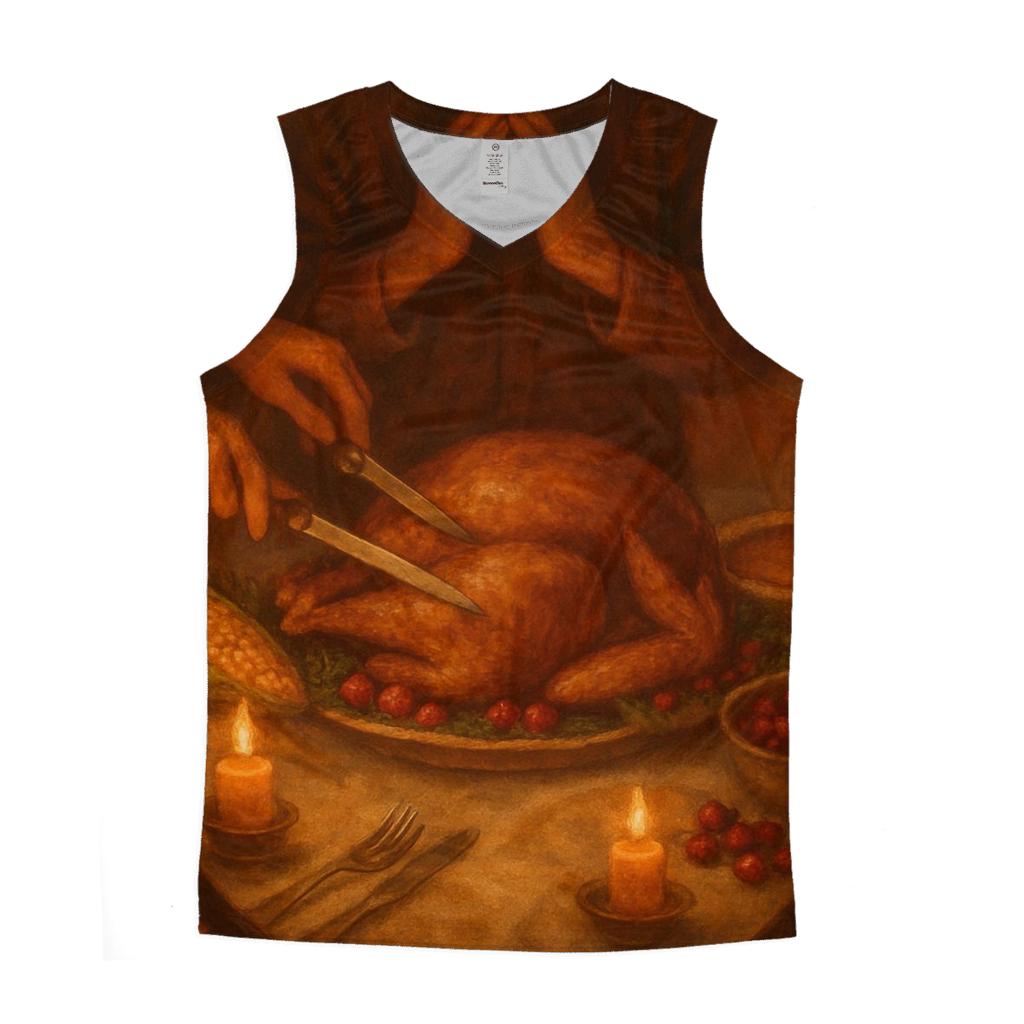 Candlelit Gratitude Tabletop Still Life trendy fitted tank tops