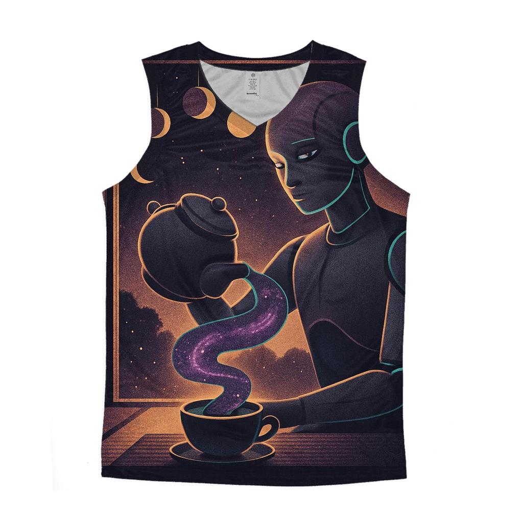 Black Hole Tea Ceremony custom tank tops