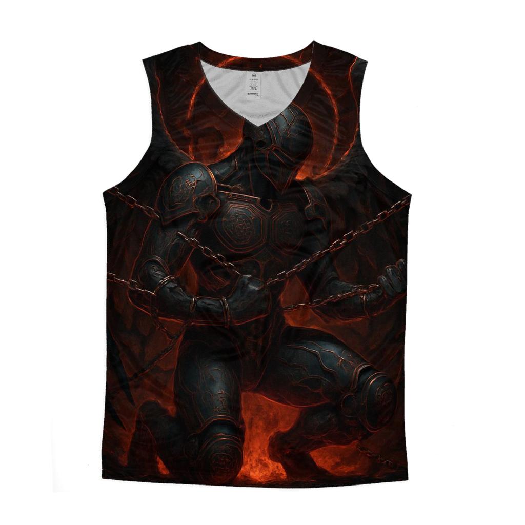 Obsidian Seraph In Chains designer workout tanks
