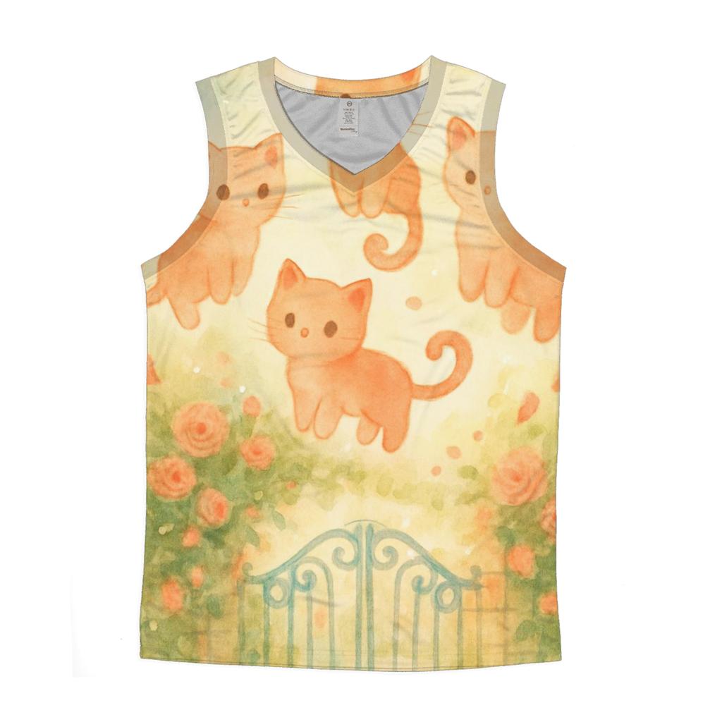 Garden Gate Of Floating Kittens casual summer tank tops