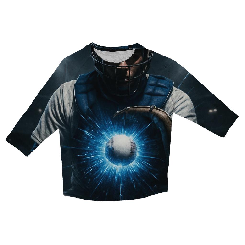 Midnight Catcher Shield Burst custom 3/4 sleeve shirts