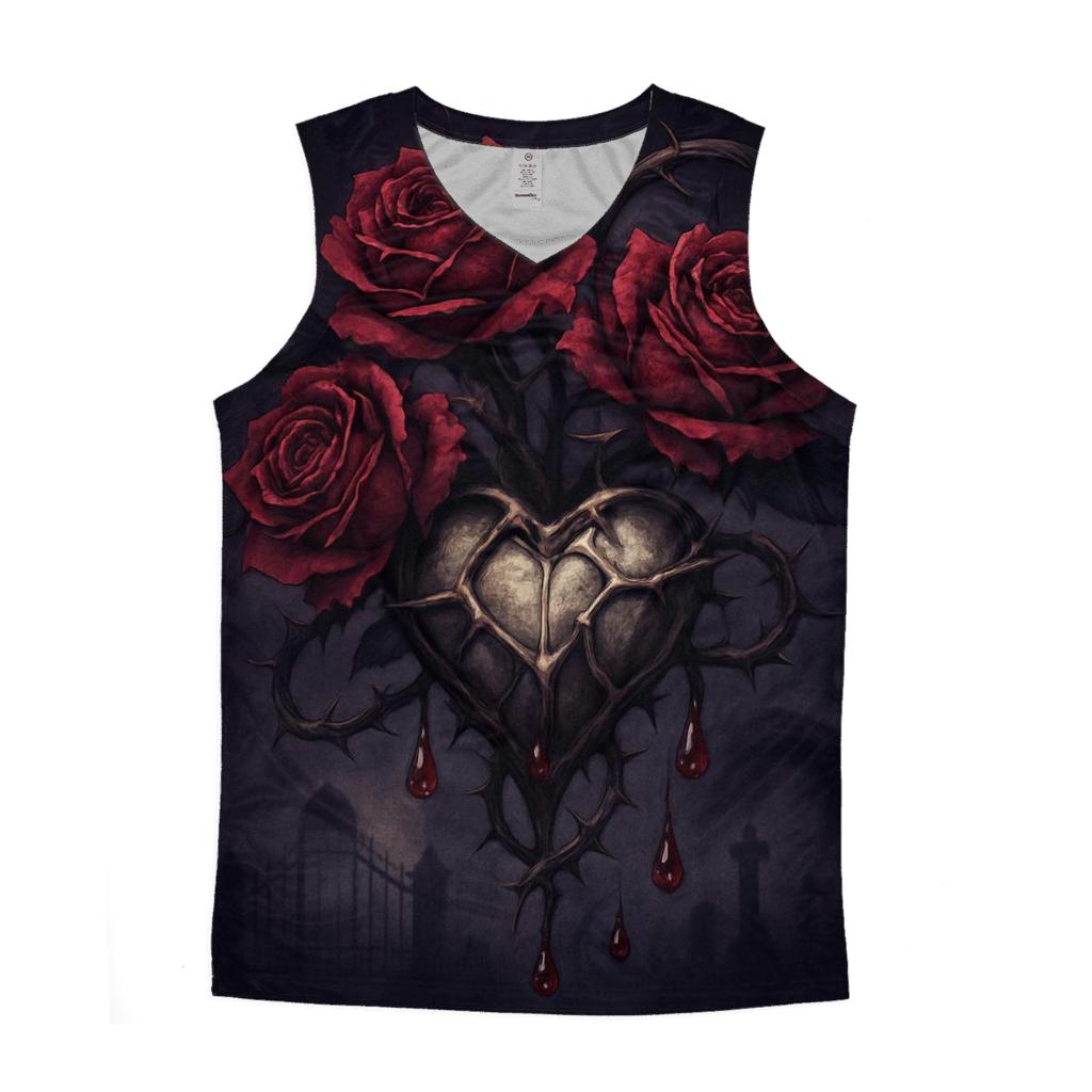 Bleeding Rose Reliquary stylish racerback tanks