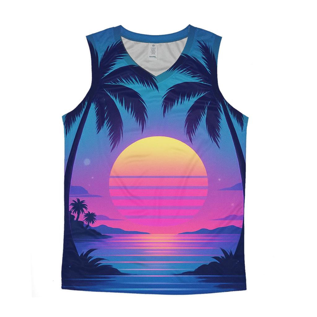 Neon Lagoon Sundream casual summer tank tops