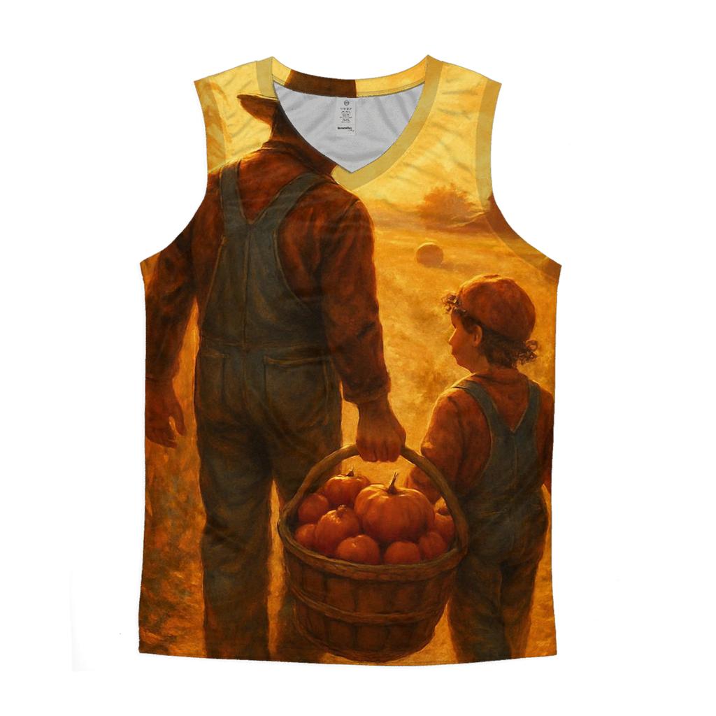 Thankful Fields At Golden Hour casual summer tank tops