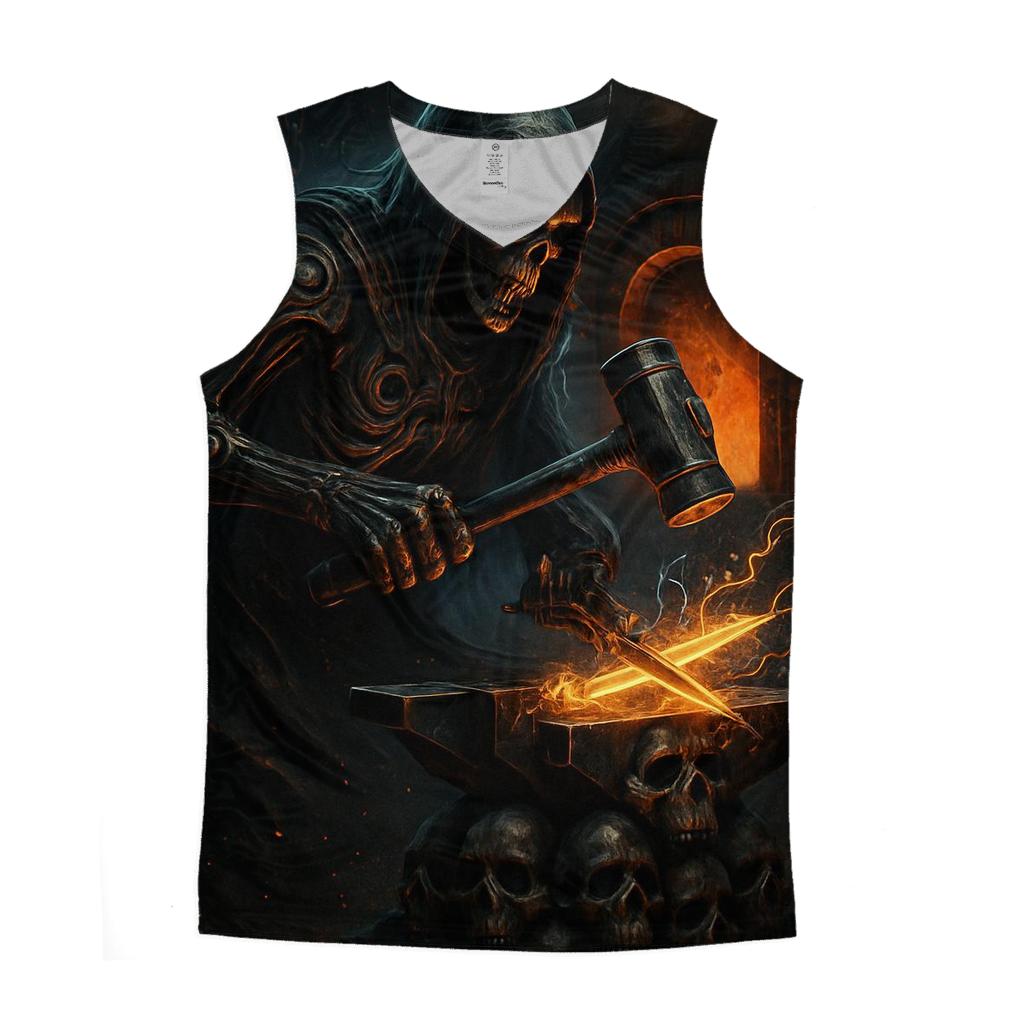 The Wraithsmith Forge graphic print tank tops