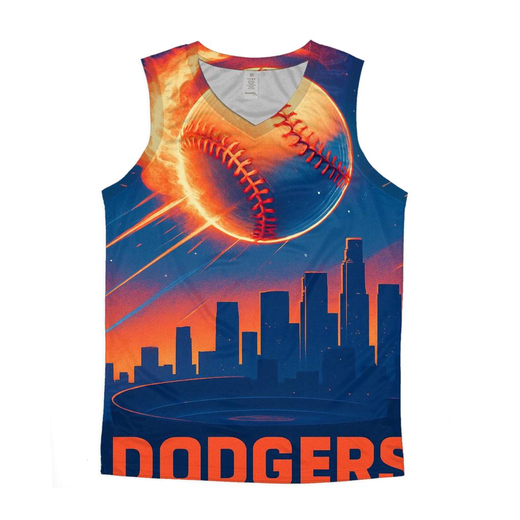 Sunset Seamstorm Over The City personalized athletic tanks