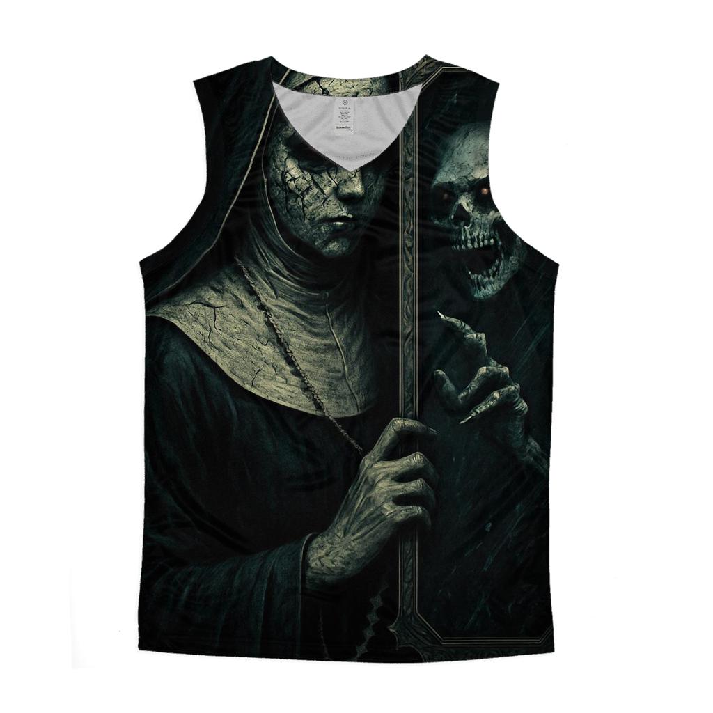 Cursed Mirror Of The Abyssal Nun designer workout tanks