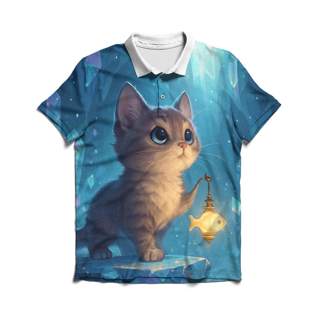 Crystal Cave Whisker Lanterns branded logo polo shirts