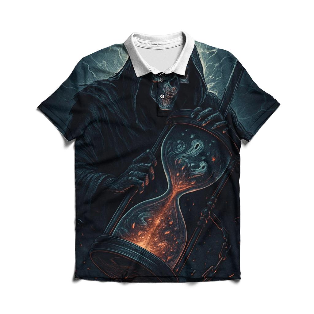The Hourglass Of Devoured Stars stylish collar polo tees