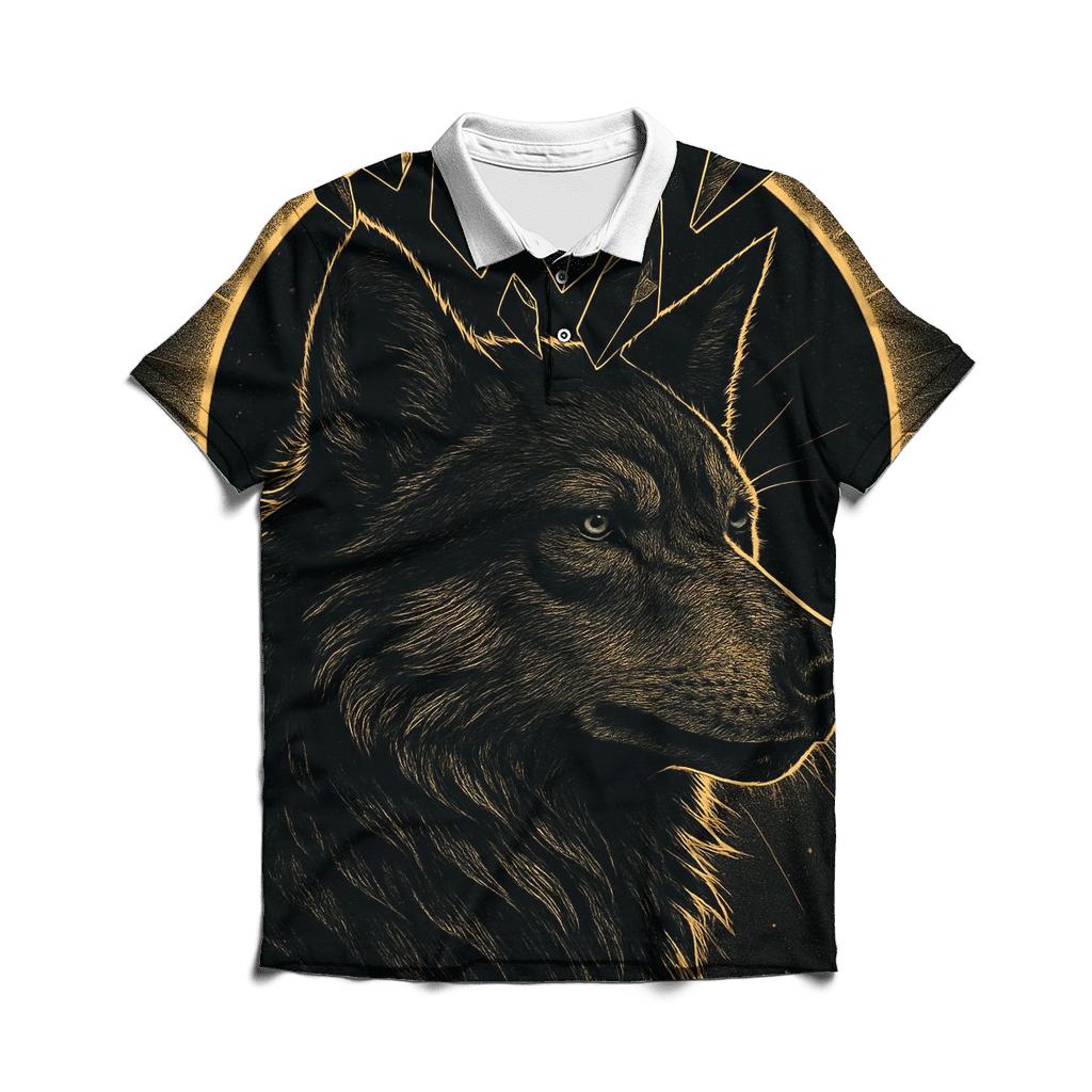 Obsidian Crown Wolf Of Eclipse personalized polo shirts