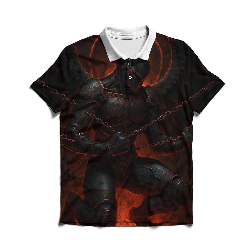 Obsidian Seraph In Chains classic pique polos