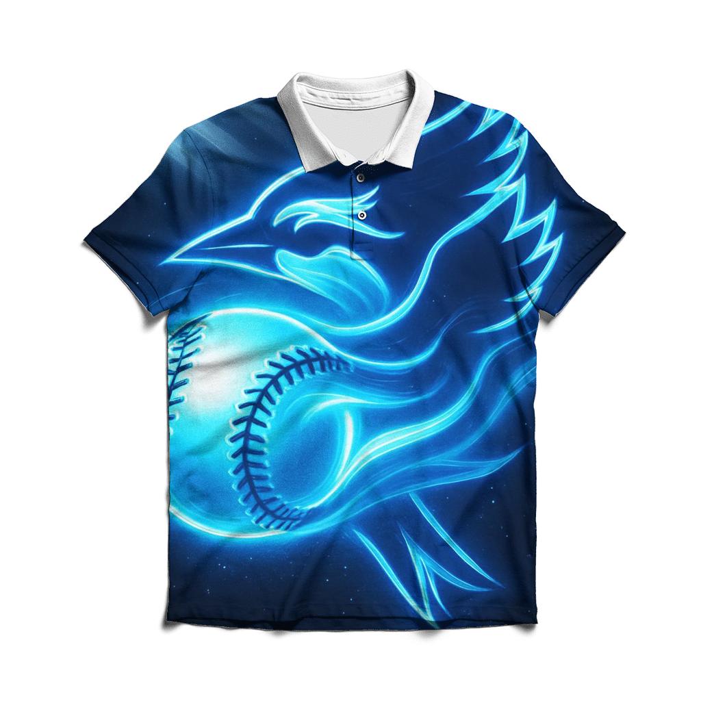 Blue Jays Aurora Fastball casual sports polo shirts