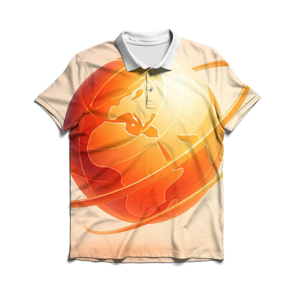 Kinetic Ribbon Atlas designer slim fit polos