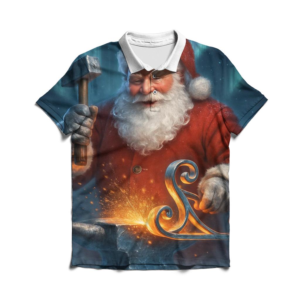 Aurora Sleighsmith Santa premium cotton polo shirts