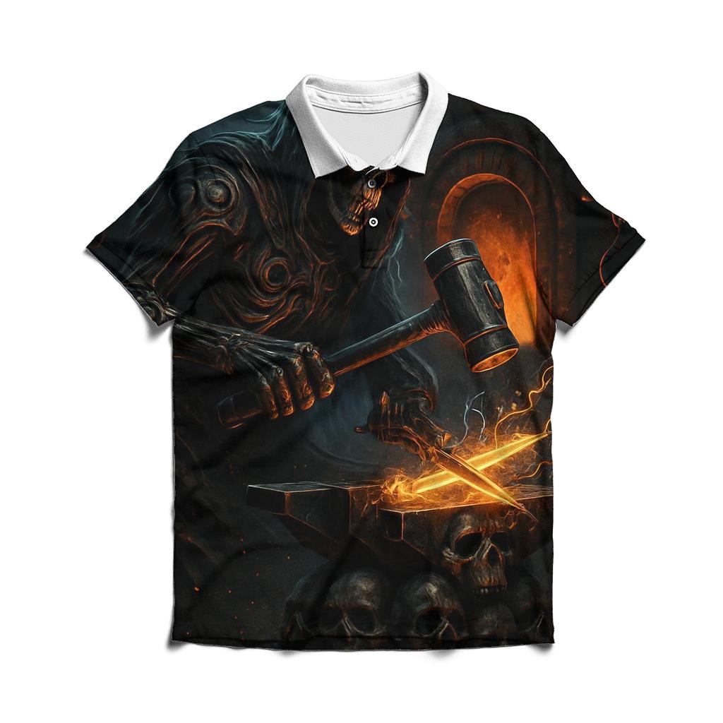 The Wraithsmith Forge classic pique polos