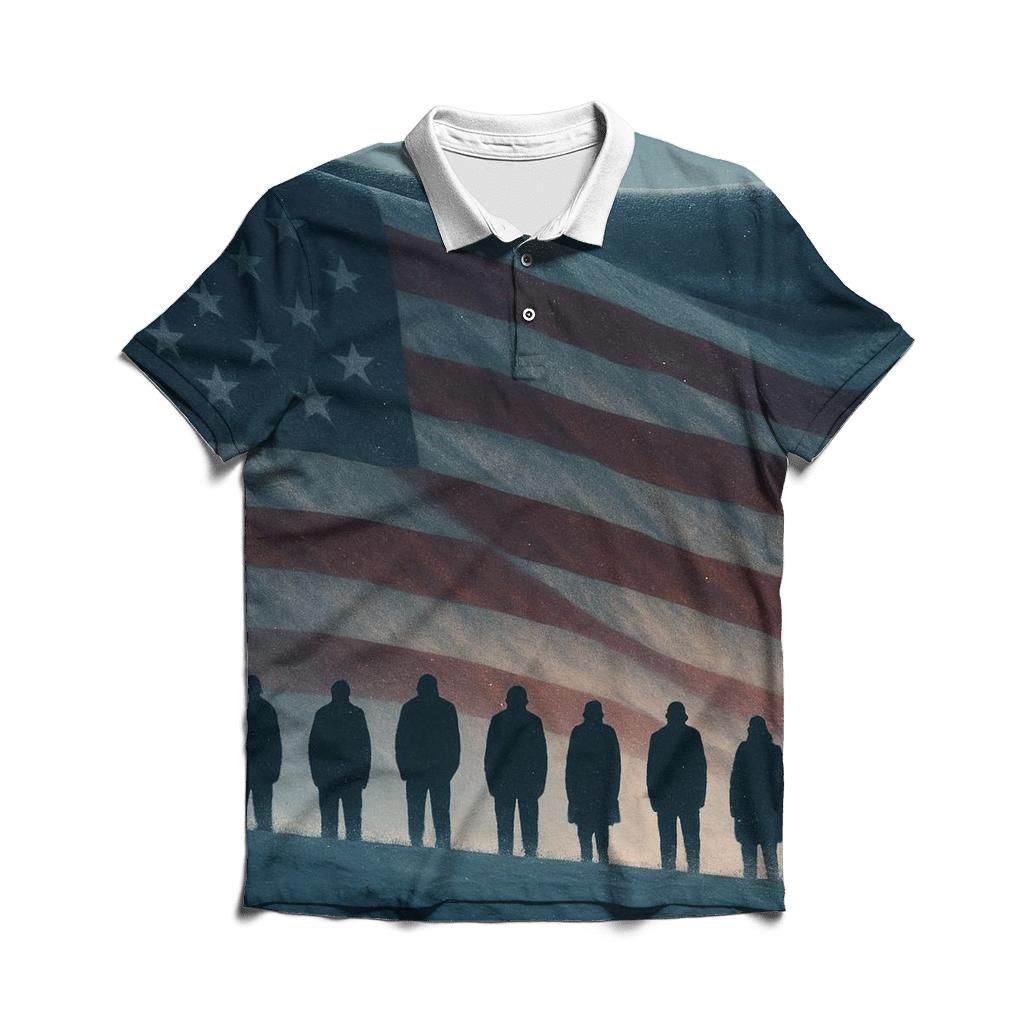 Snowbound Valor Silhouette embroidered polo tops