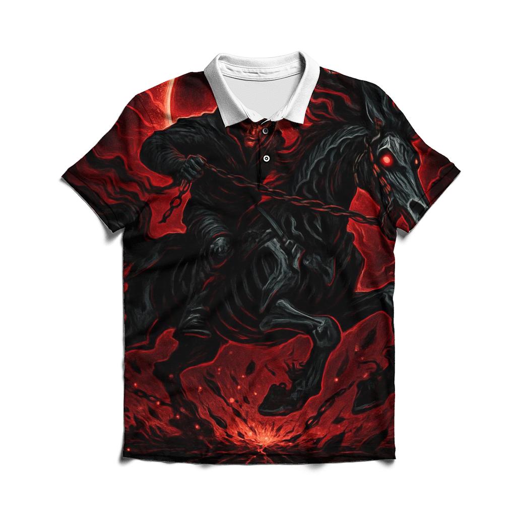 Spectral Rider Of The Iron Eclipse classic pique polos