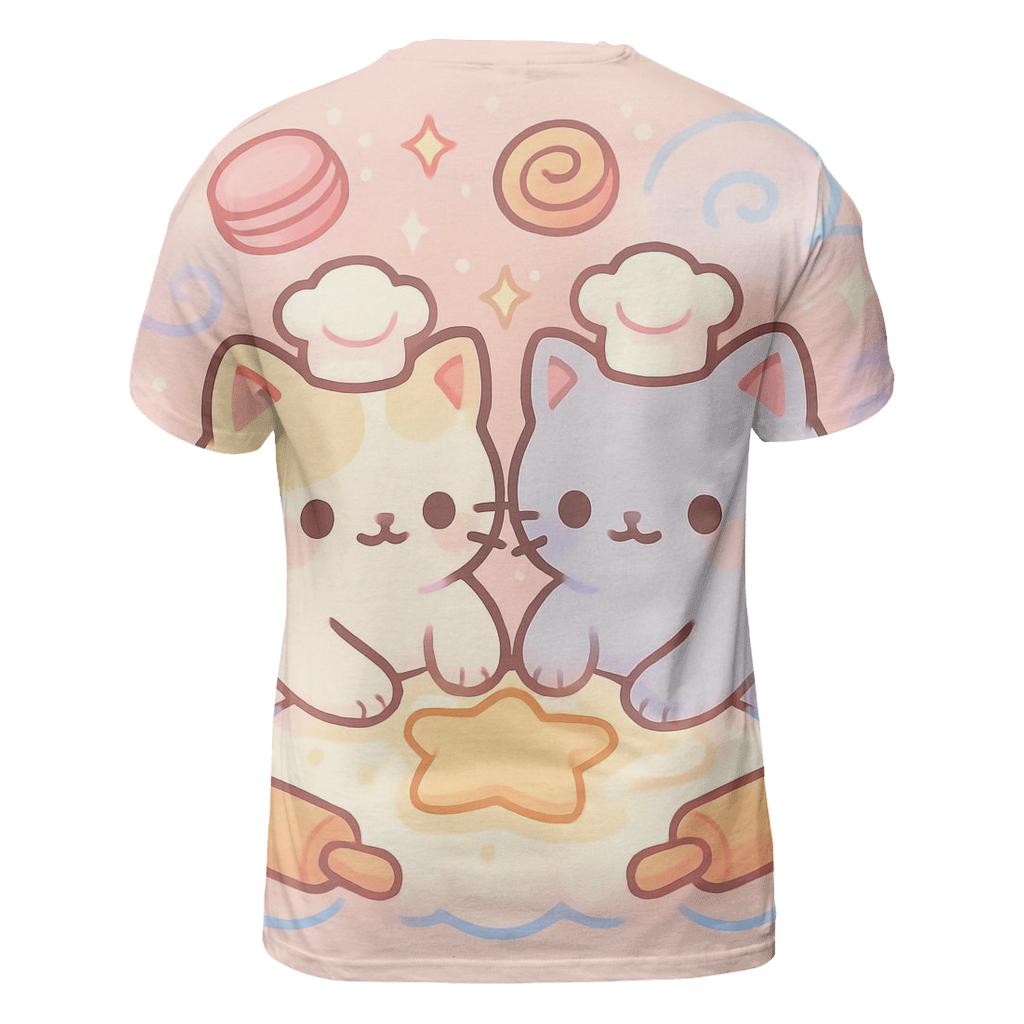 Cloud Bakery Biscuit Cats designer pattern shirts