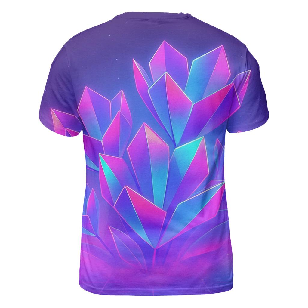 Neon Tidal Prism Garden creative print fashion shirts