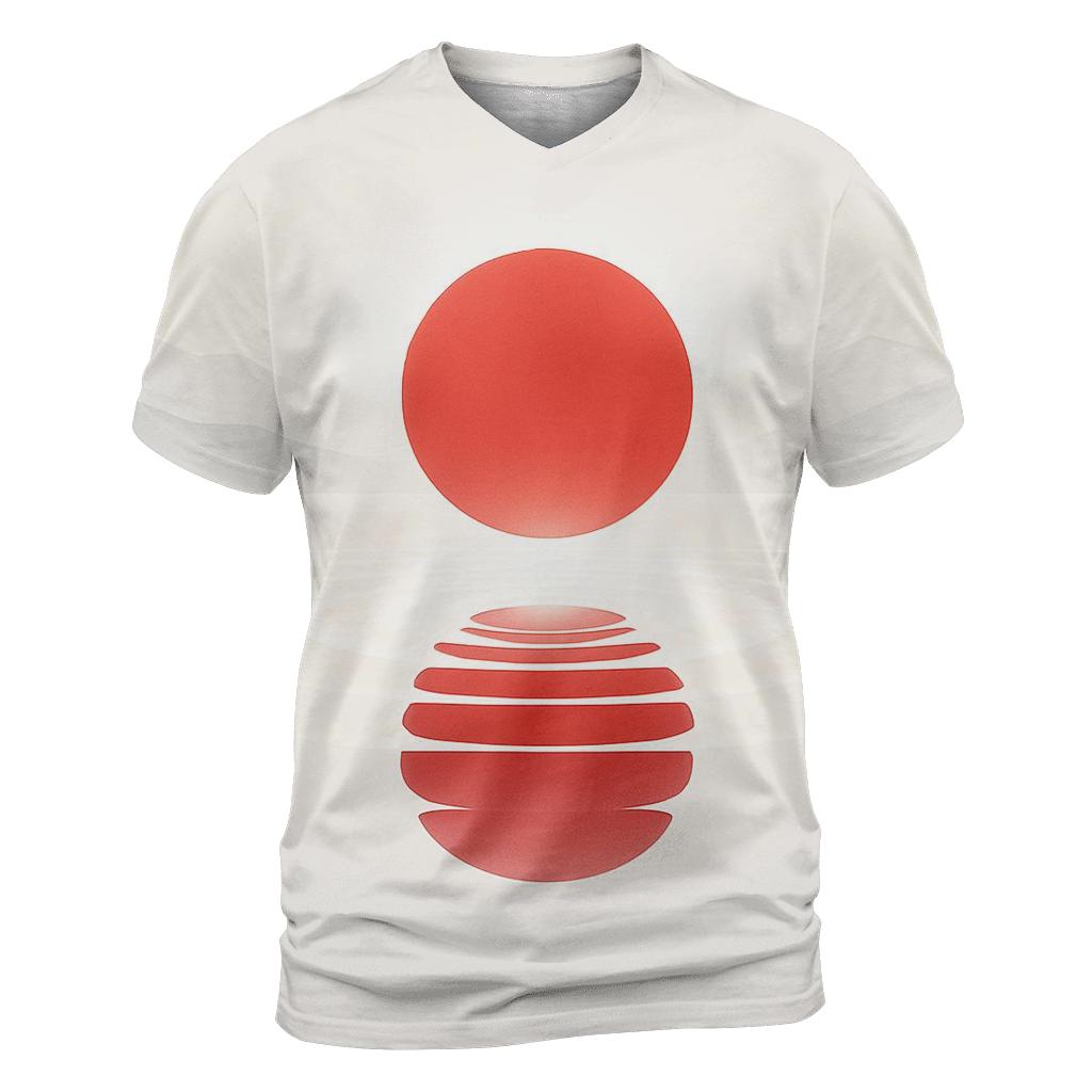 Japan Sky Mirror Flag designer pattern shirts