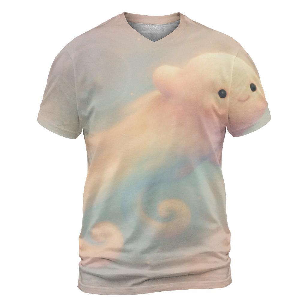 Pastel Comet Pillow Clouds personalized full print shirts