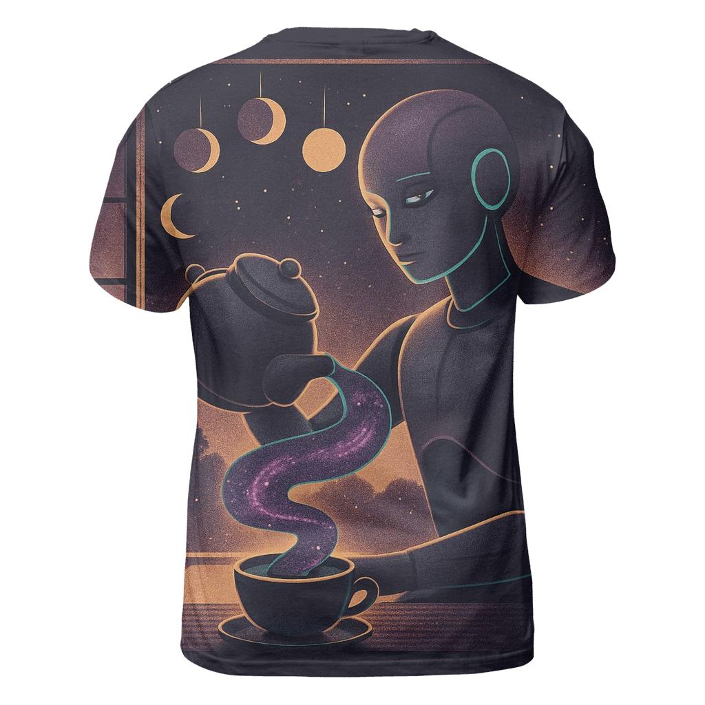 Black Hole Tea Ceremony designer pattern shirts