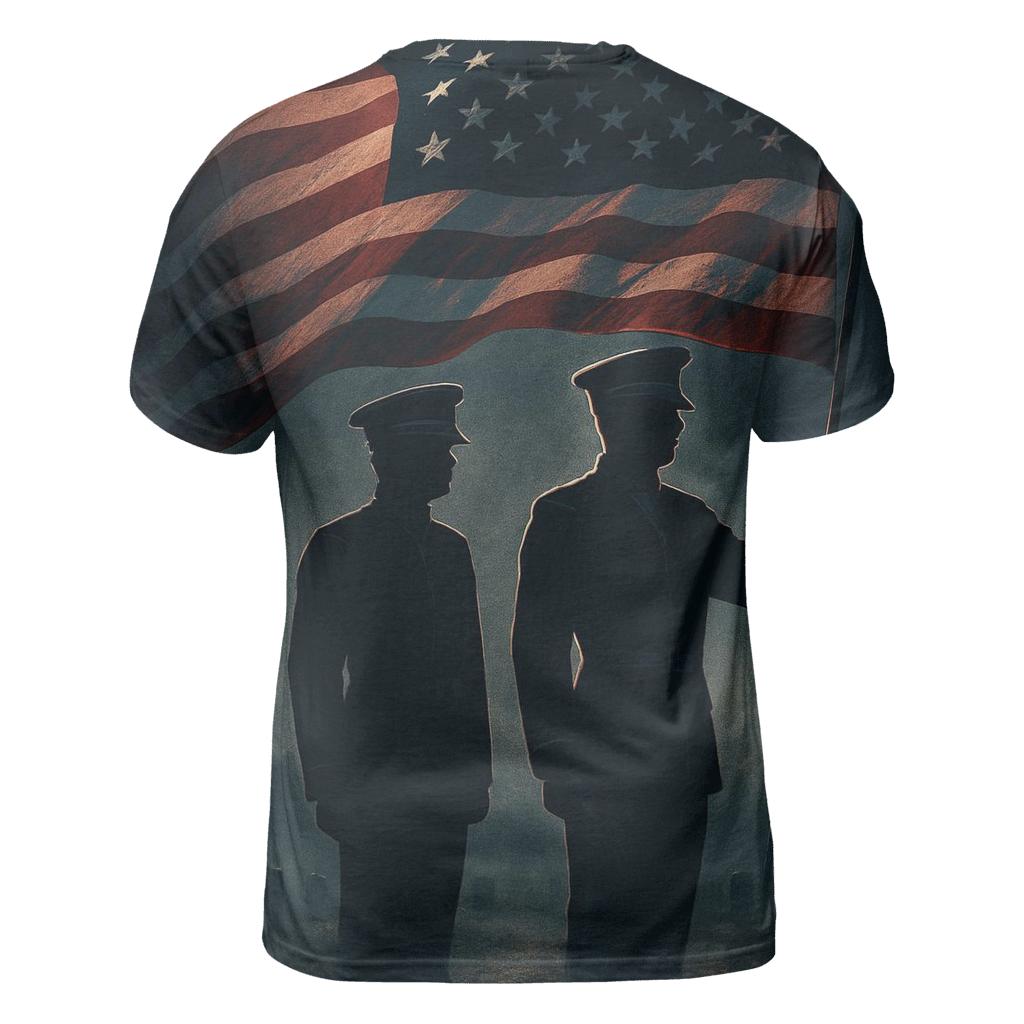 Honor Guard Under Stormbreak artistic all-over print tops