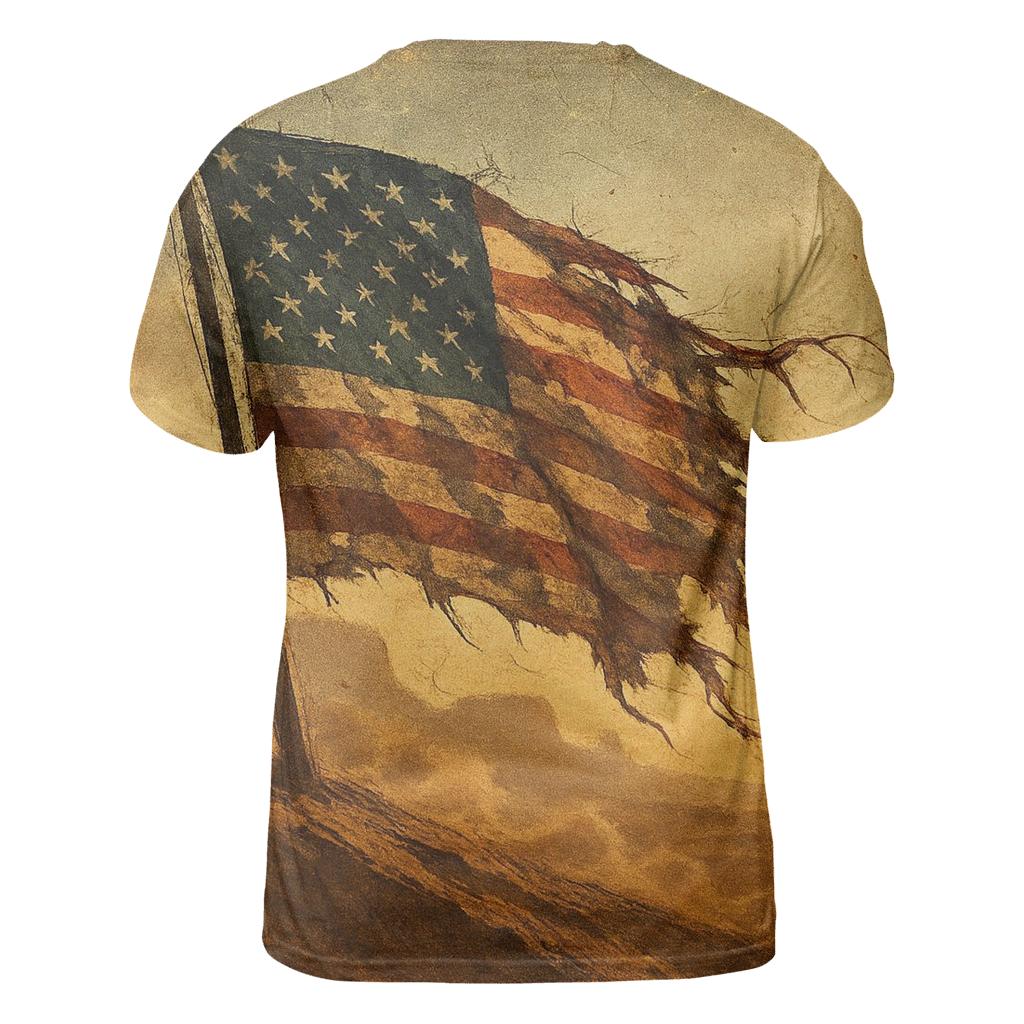 Desert Stars Camo Banner personalized full print shirts