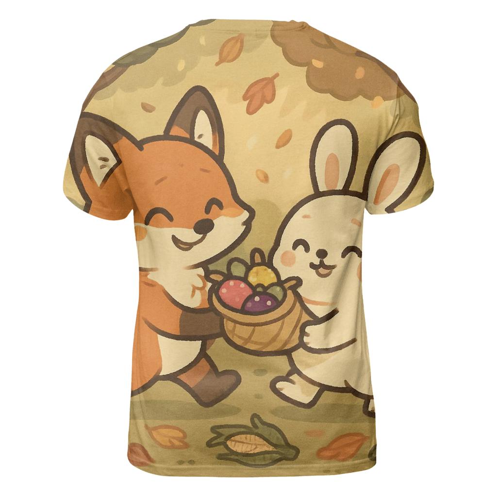 Woodland Friends Harvest Parade personalized full print shirts