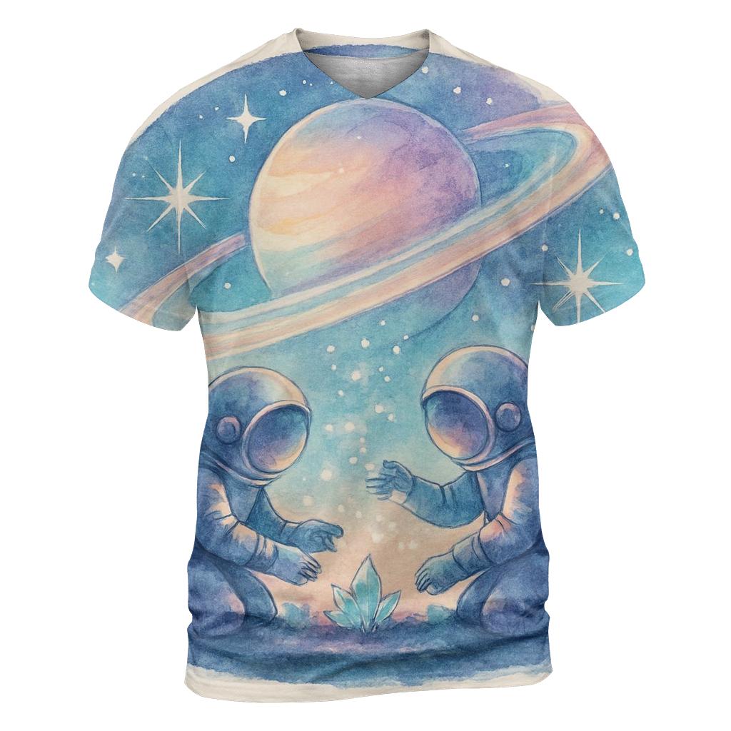 Gardeners Of The Ringed Planet statement graphic shirts