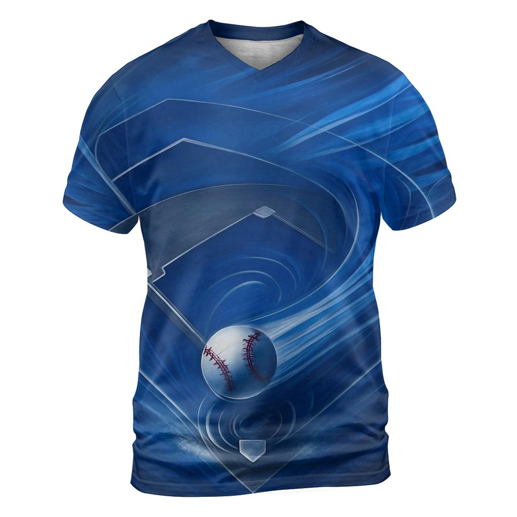 Diamond Rush With Blue Jays Wings creative print fashion shirts