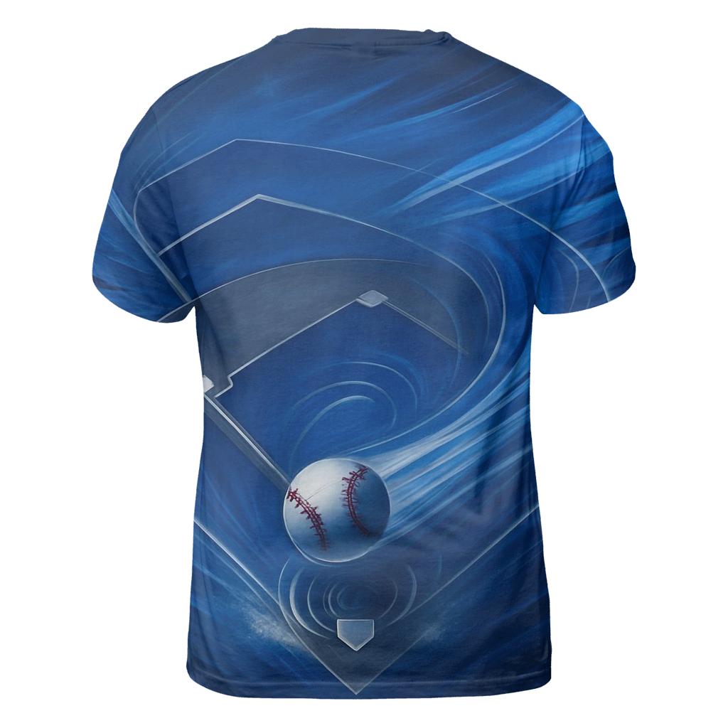 Diamond Rush With Blue Jays Wings creative print fashion shirts