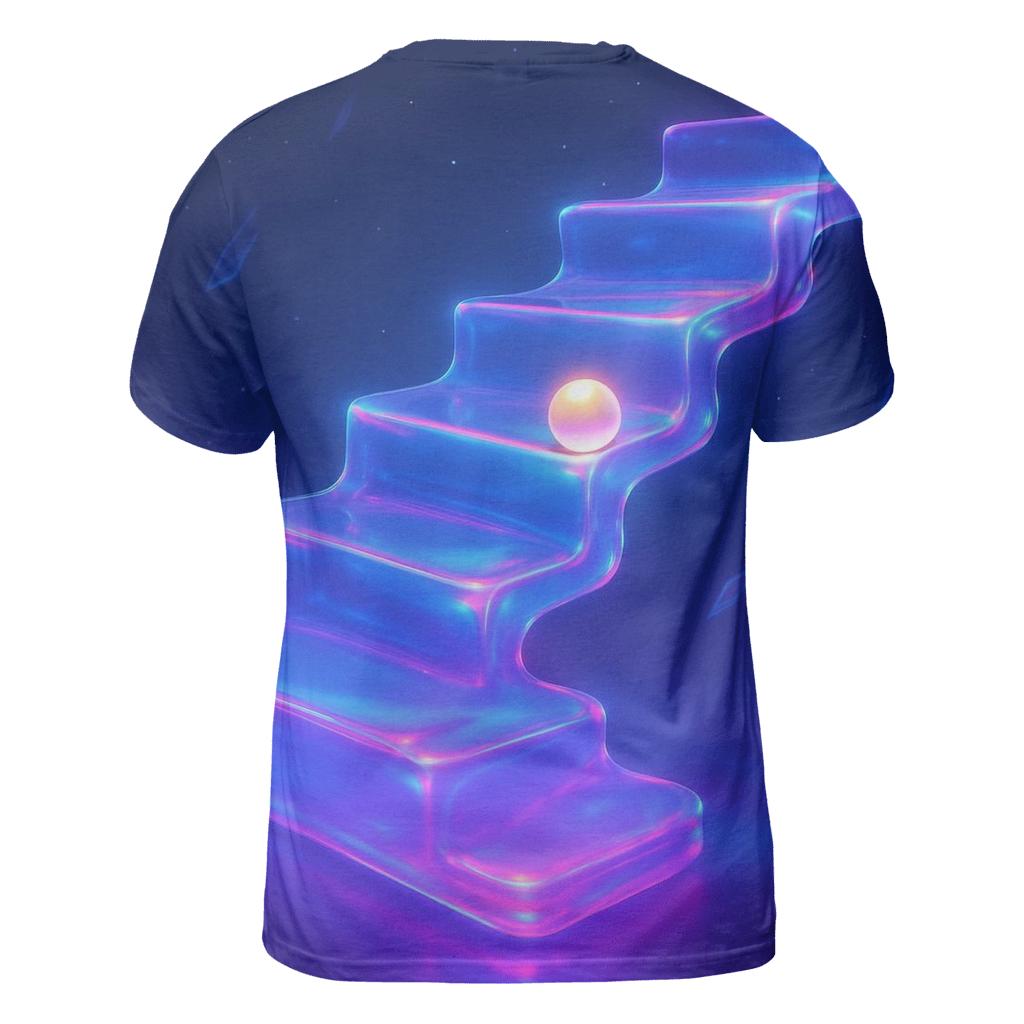 Midnight Jelly Staircase unique graphic print tees
