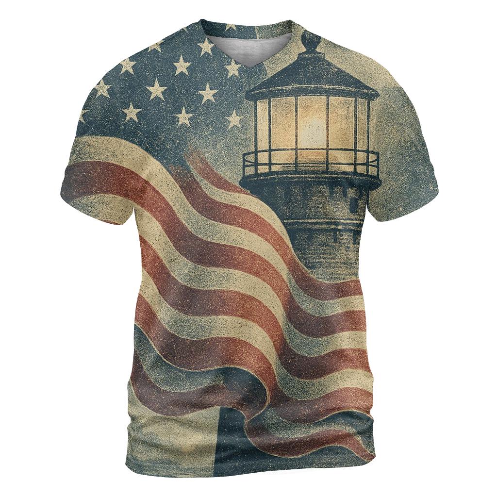 Vintage Harbor Signal Flag unique graphic print tees