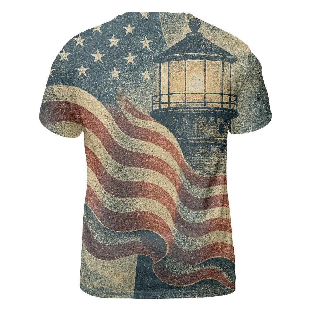 Vintage Harbor Signal Flag unique graphic print tees