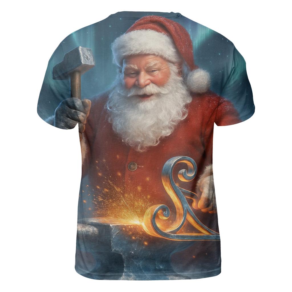 Aurora Sleighsmith Santa trendy printed shirt styles