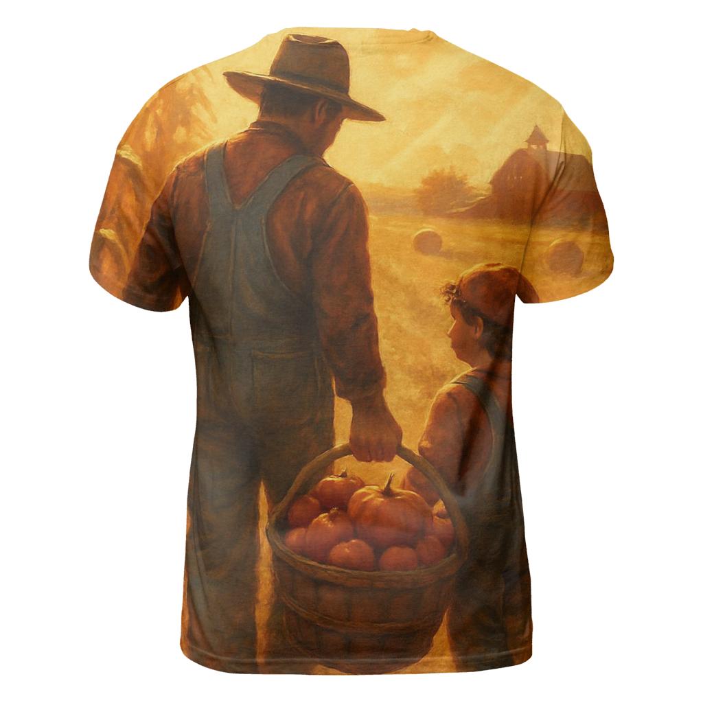 Thankful Fields At Golden Hour personalized full print shirts