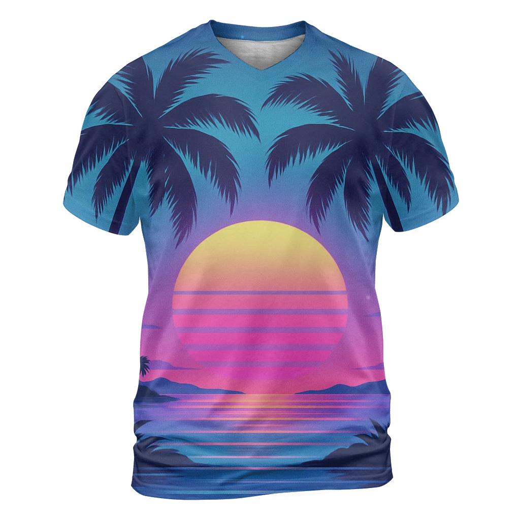 Neon Lagoon Sundream trendy printed shirt styles