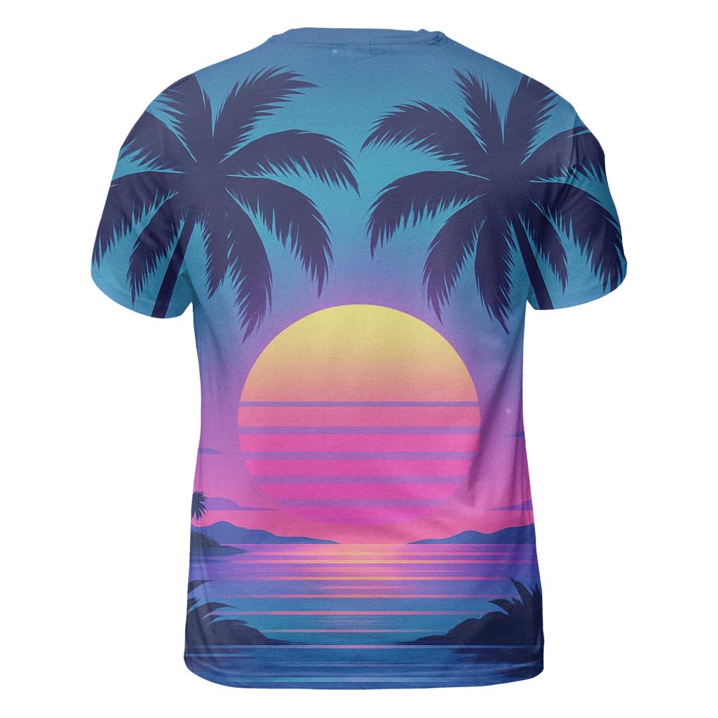 Neon Lagoon Sundream trendy printed shirt styles