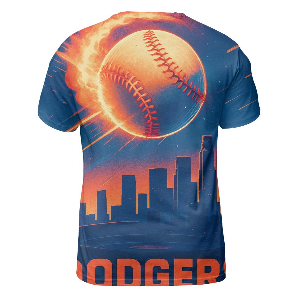 Sunset Seamstorm Over The City unique graphic print tees