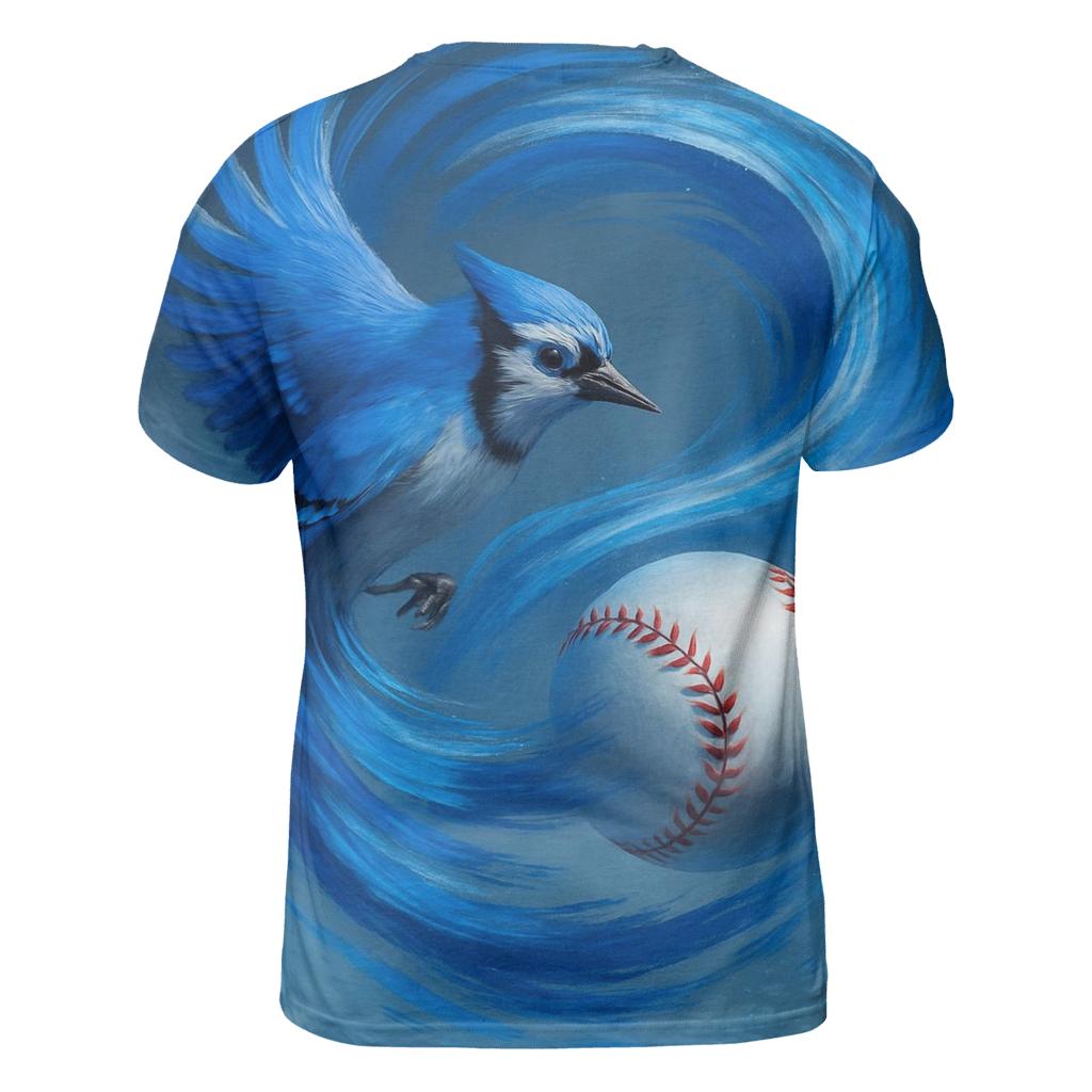 Feather Spiral Rally Blue Jays custom all-over print shirts