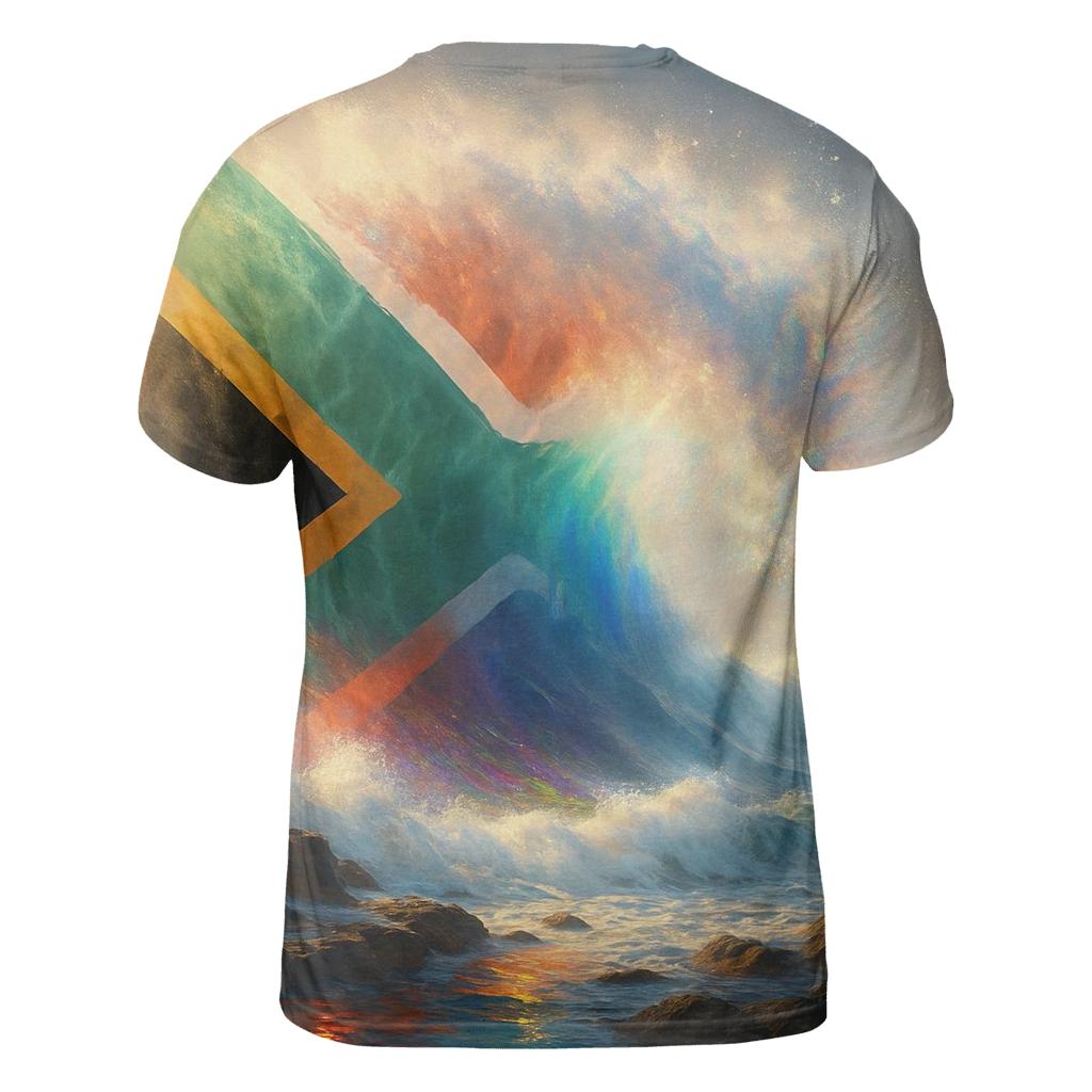 South Africa Ocean Prism Flag custom all-over print shirts