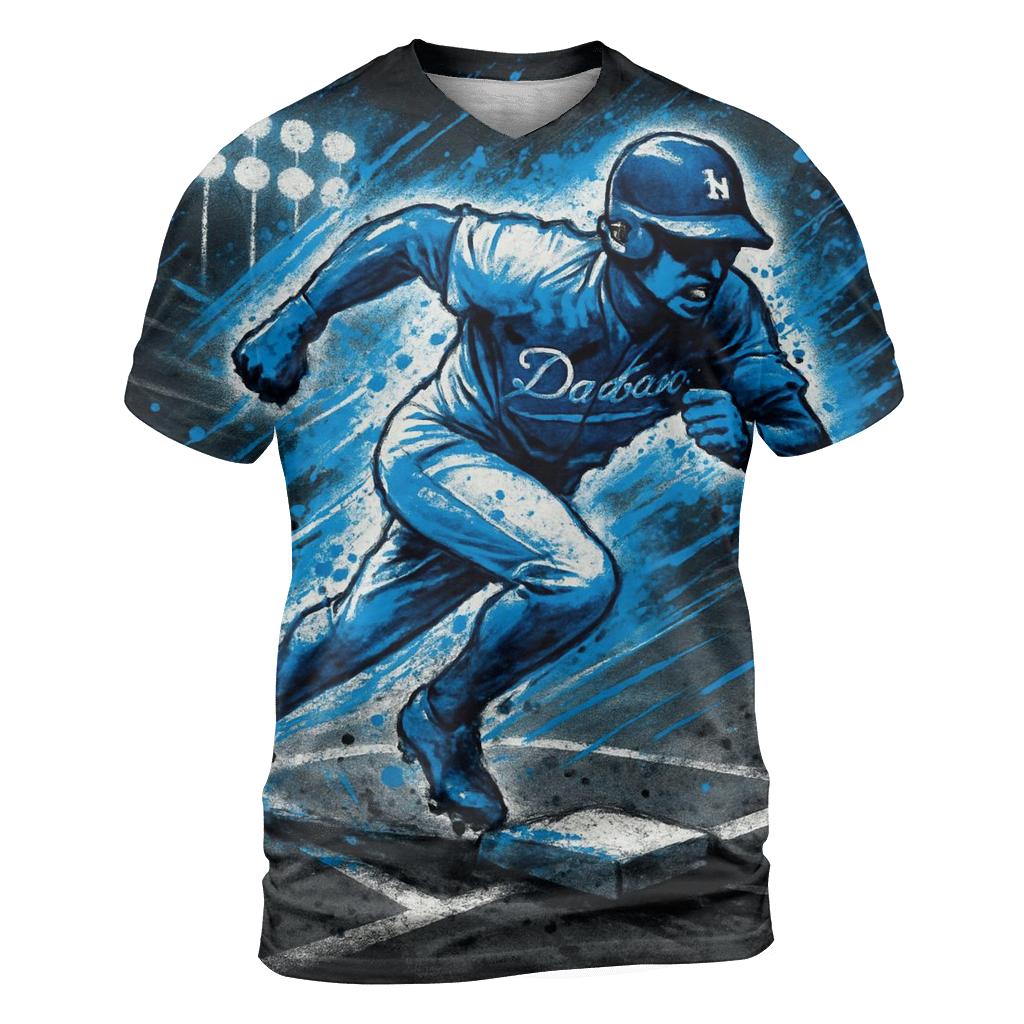 Graffiti Diamond Night Sprint creative print fashion shirts