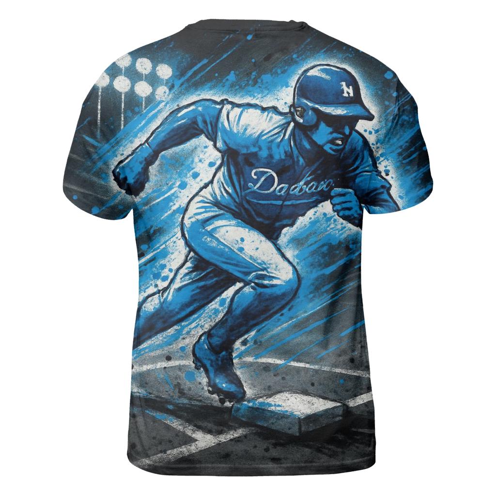 Graffiti Diamond Night Sprint creative print fashion shirts