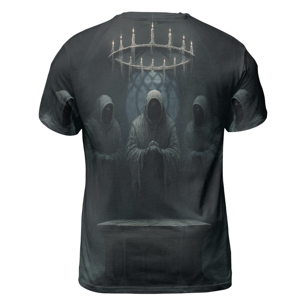 Moonlit Chapel Of The Silent Choir trendy printed shirt styles