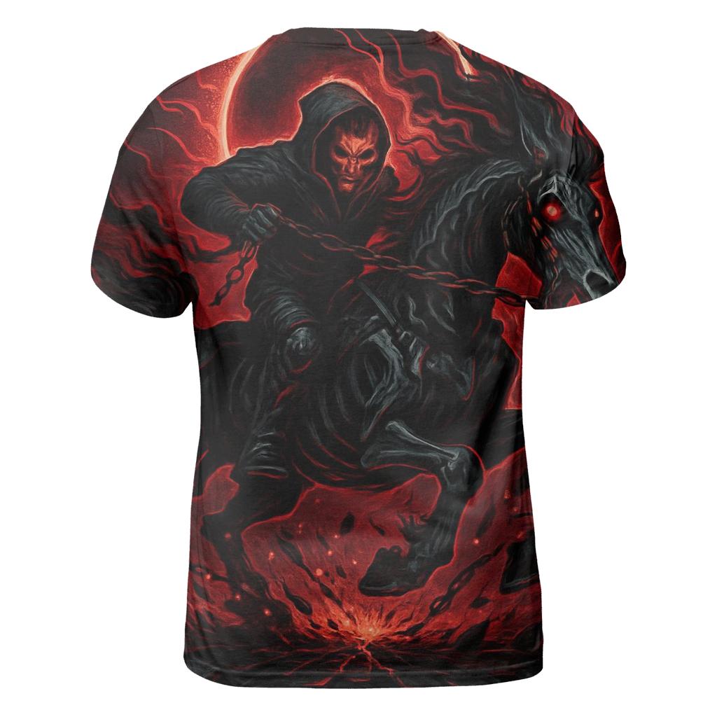 Spectral Rider Of The Iron Eclipse vibrant all-over design tees